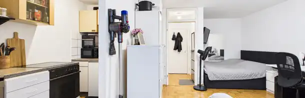 Wohnbereich und Küche